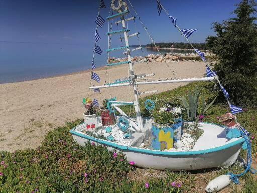 Porto Almira Beachfront House Nikiti  Buitenkant foto
